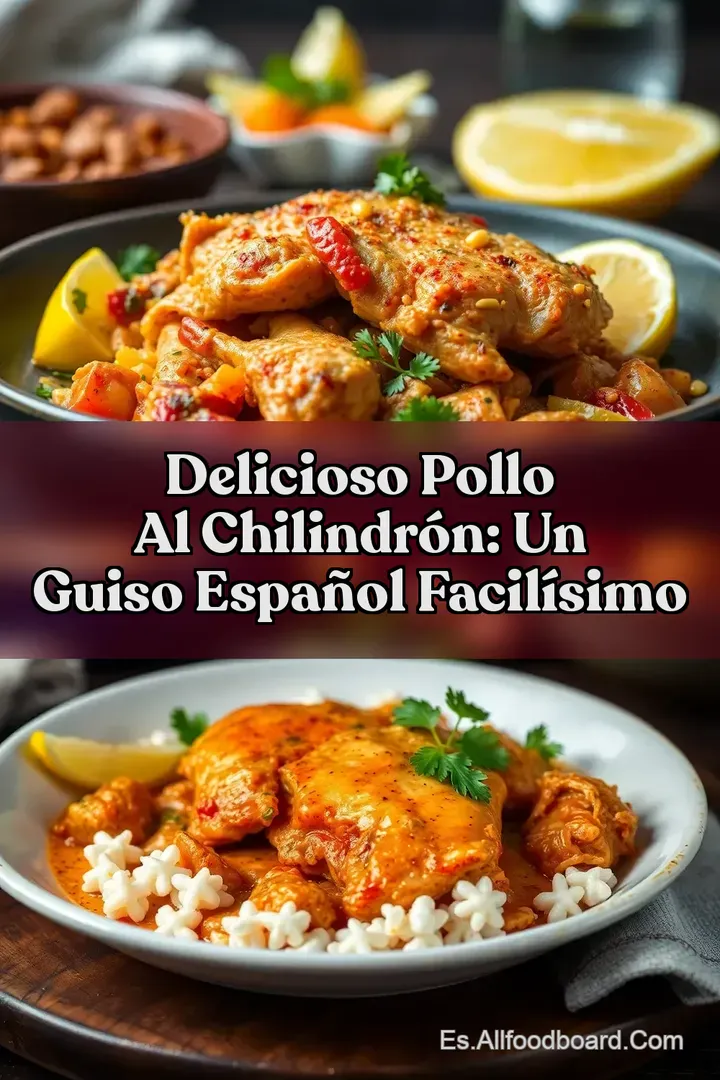 Delicioso Pollo al Chilindr&oacute;n: Un Guiso Espa&ntilde;ol Facil&iacute;simo