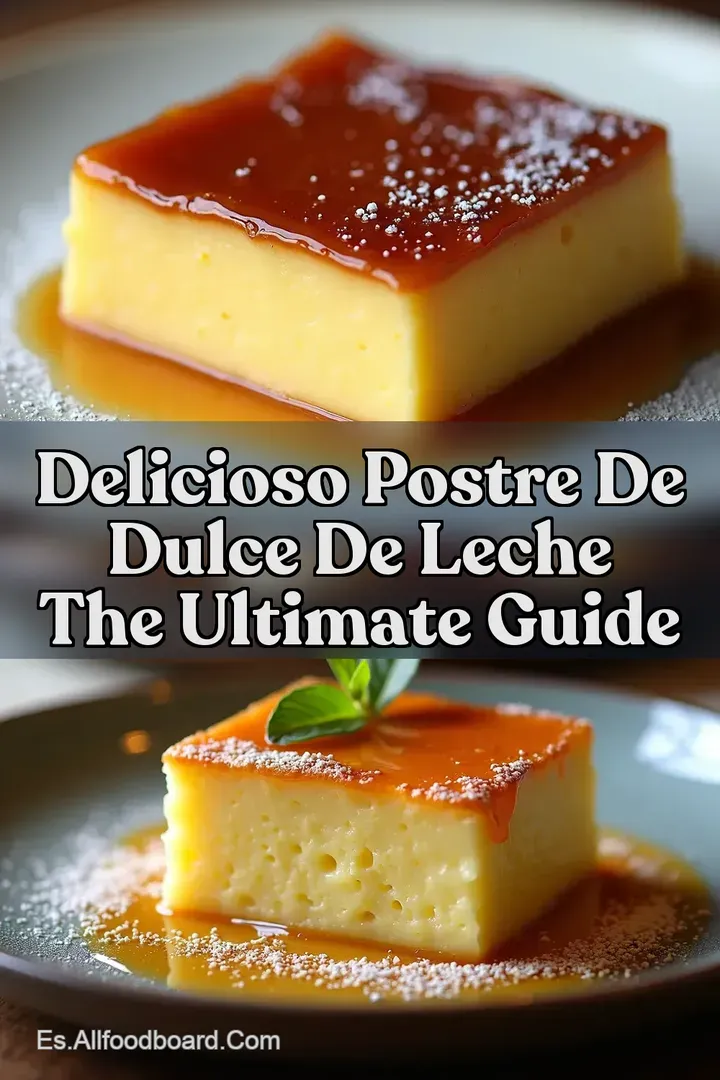 Delicioso Postre de Dulce de Leche The Ultimate Guide