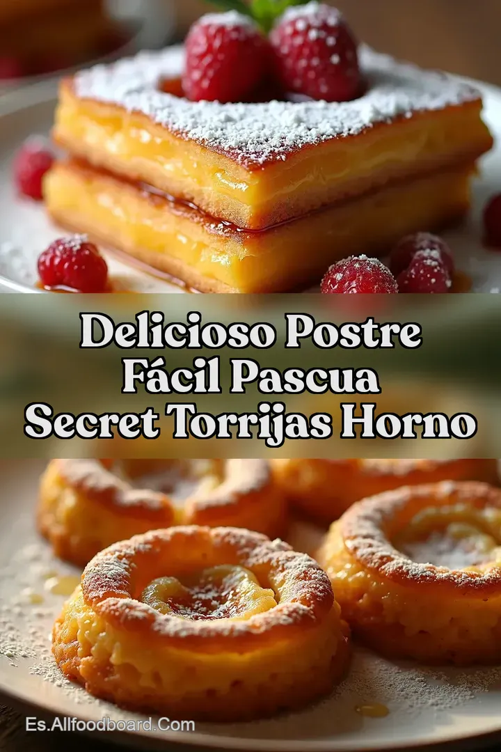 Delicioso Postre F&aacute;cil Pascua Secret Torrijas Horno
