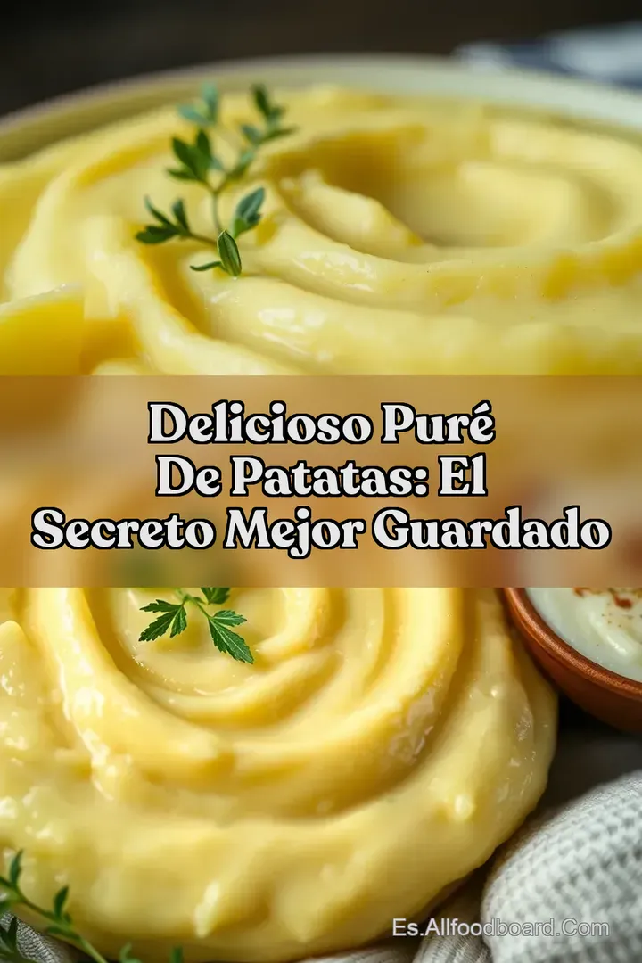 Delicioso Pur&eacute; de Patatas: El Secreto Mejor Guardado