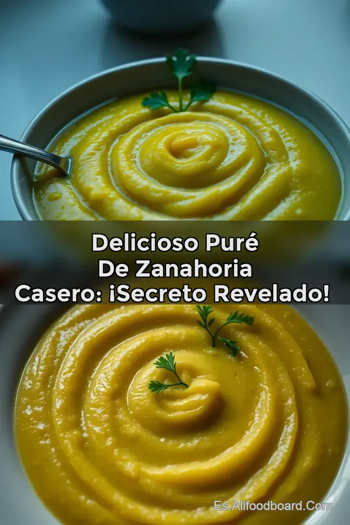 Delicioso Pur&eacute; de Zanahoria Casero: &iexcl;Secreto Revelado!🥕