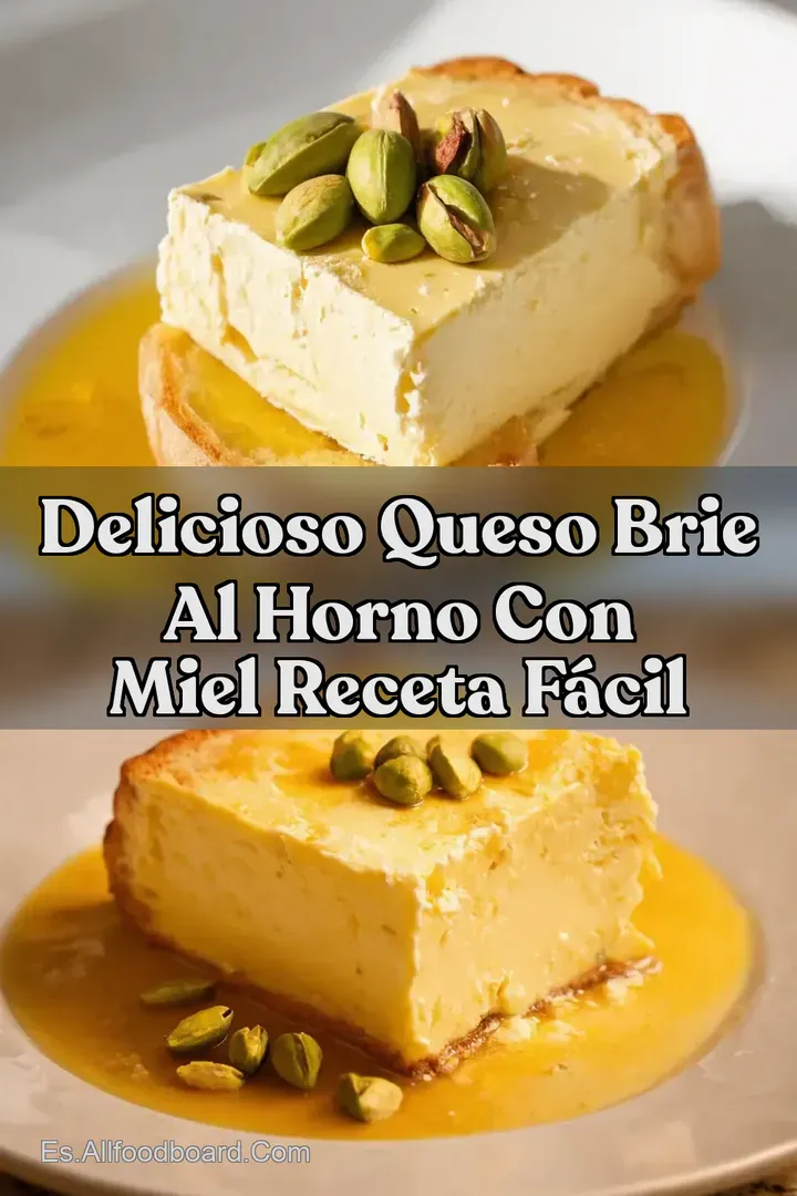 Delicioso Queso Brie al Horno con Miel Receta F&aacute;cil