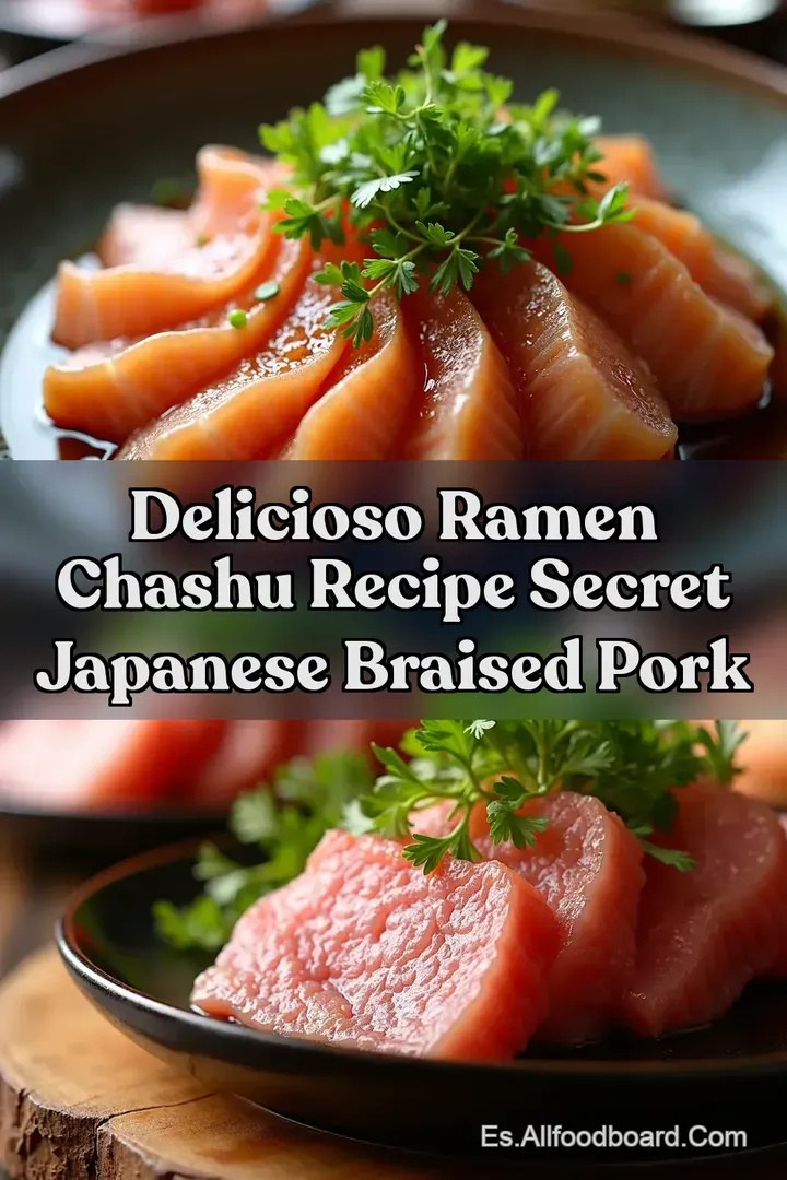 Delicioso Ramen Chashu Recipe Secret Japanese Braised Pork