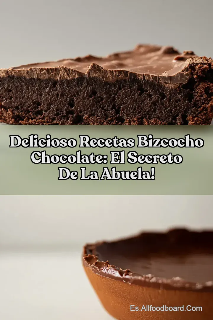 Delicioso Recetas Bizcocho Chocolate: El Secreto de la Abuela!