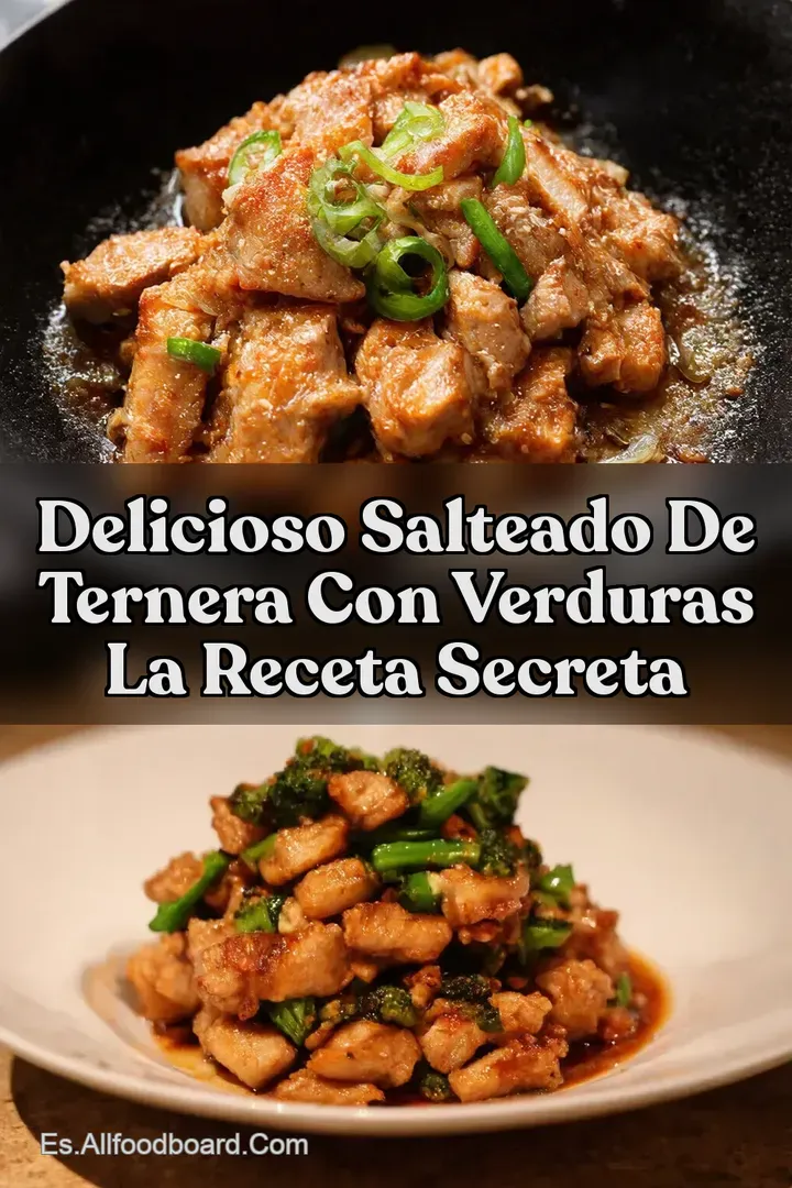 Delicioso Salteado de Ternera con Verduras La Receta Secreta