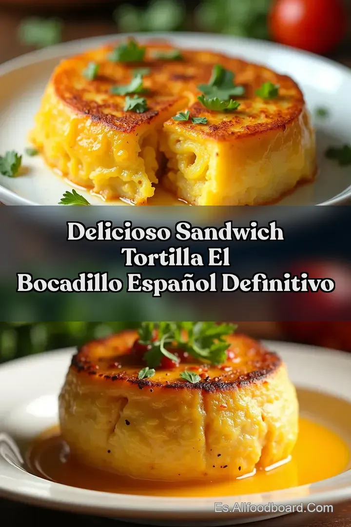 Delicioso Sandwich Tortilla El Bocadillo Espa&ntilde;ol Definitivo