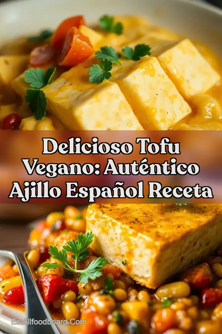 Delicioso Tofu Vegano: Aut&eacute;ntico Ajillo Espa&ntilde;ol Receta