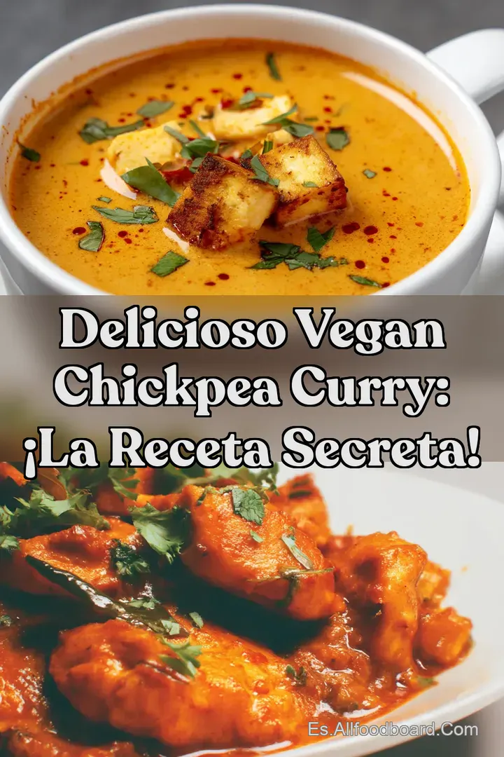 Delicioso Vegan Chickpea Curry: &iexcl;La Receta Secreta!