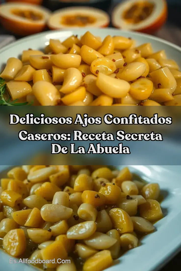 Deliciosos Ajos Confitados Caseros: Receta Secreta de la Abuela