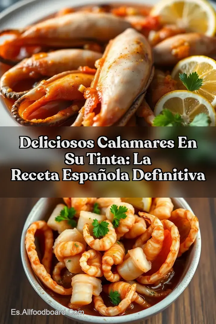 Deliciosos Calamares en Su Tinta: La Receta Espa&ntilde;ola Definitiva