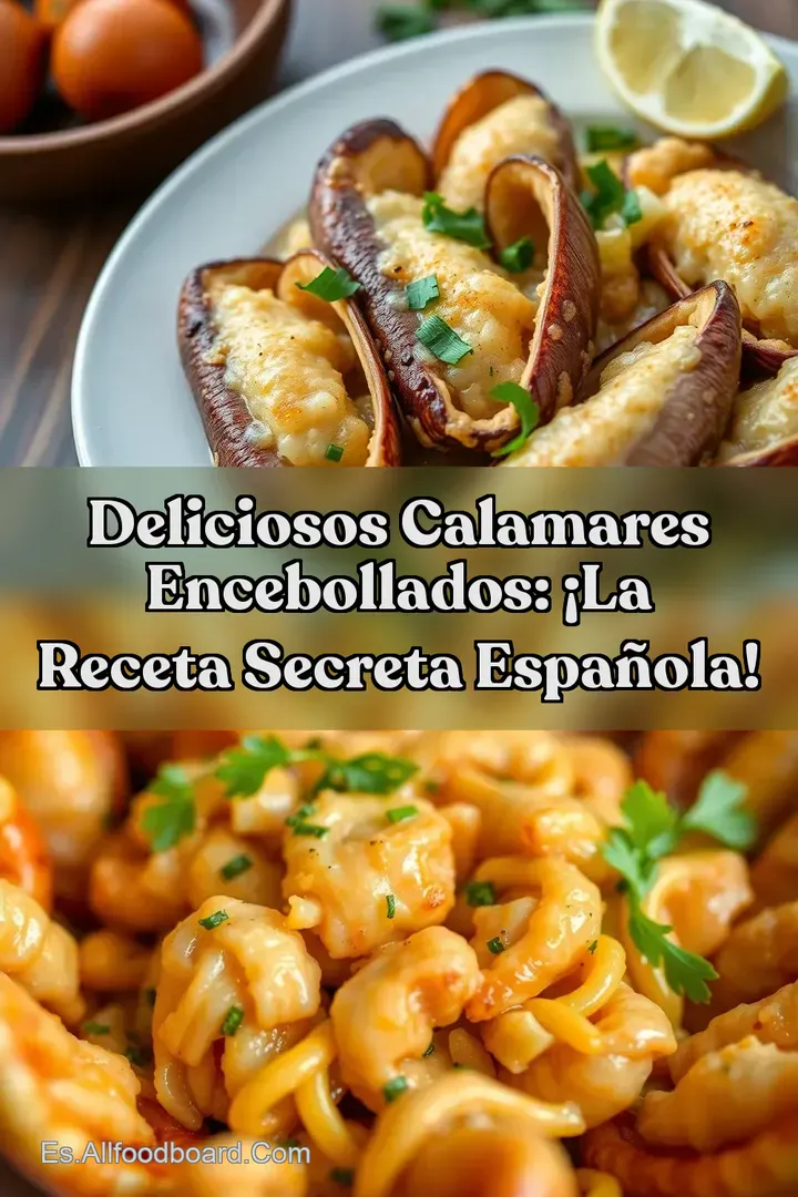 Deliciosos Calamares Encebollados: &iexcl;La Receta Secreta Espa&ntilde;ola!