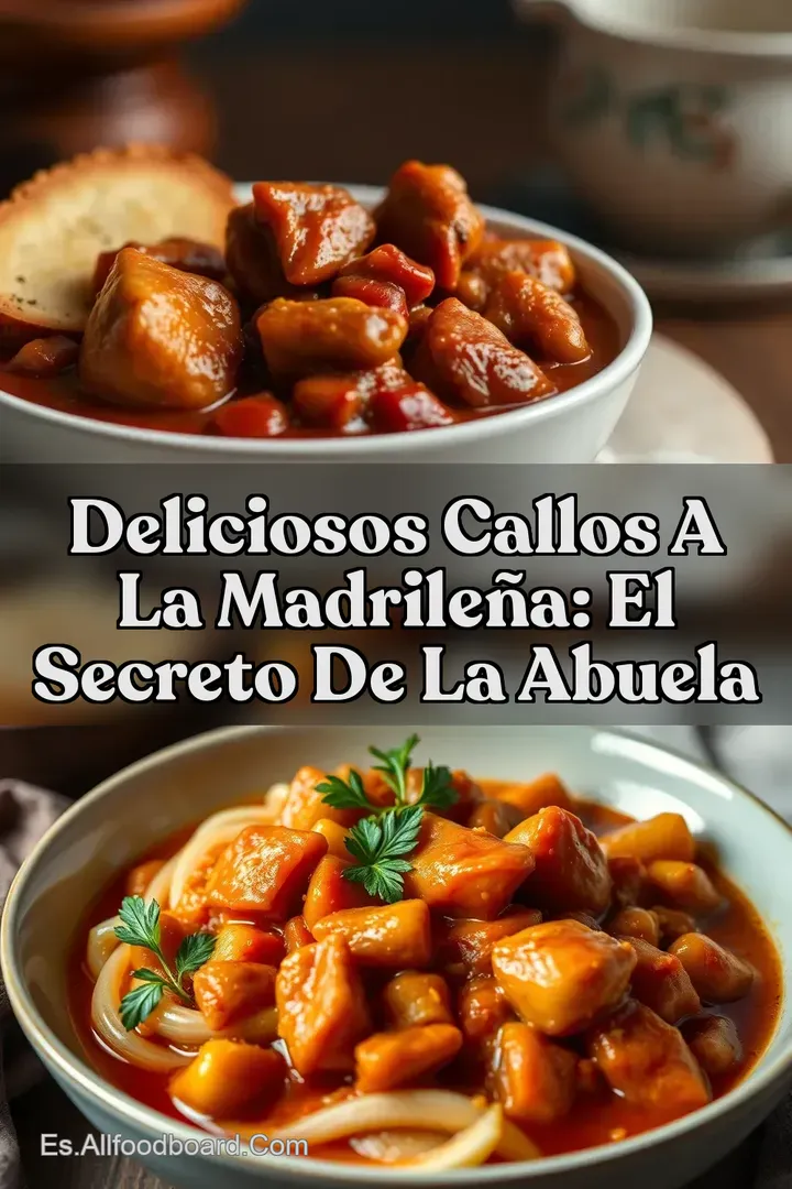 Deliciosos Callos a la Madrile&ntilde;a: El Secreto de la Abuela
