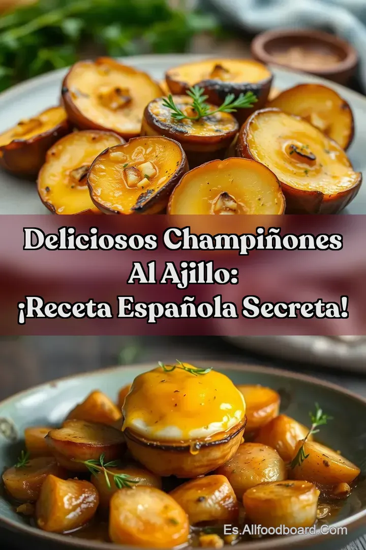 Deliciosos Champi&ntilde;ones al Ajillo: &iexcl;Receta Espa&ntilde;ola Secreta!