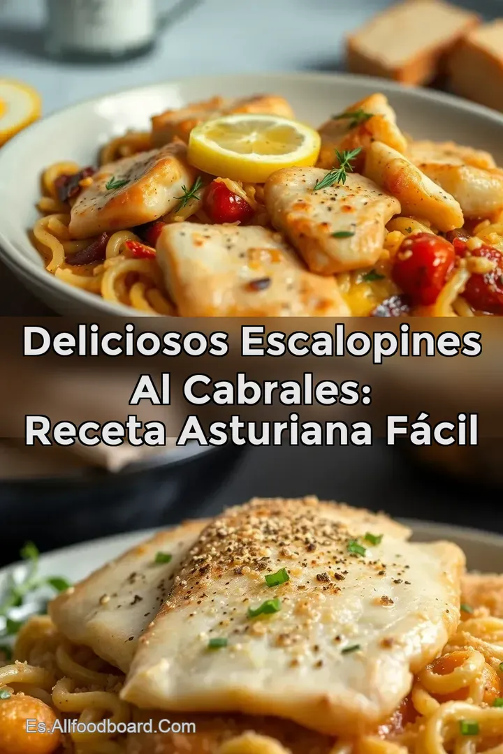 Deliciosos Escalopines al Cabrales: Receta Asturiana F&aacute;cil
