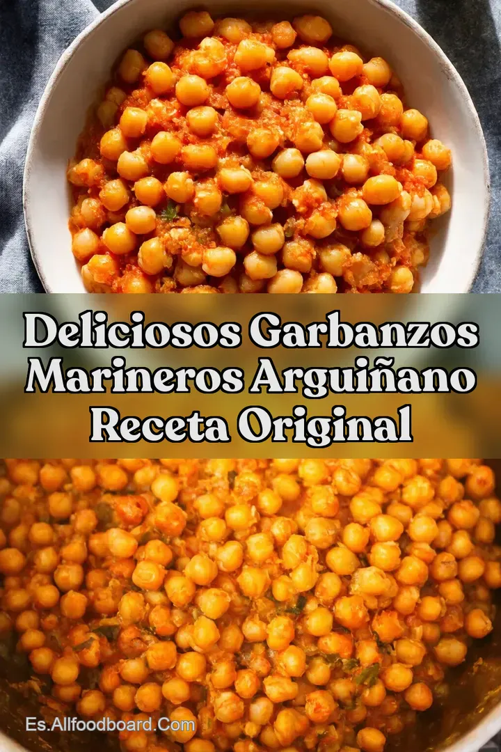 Deliciosos Garbanzos Marineros Argui&ntilde;ano Receta Original