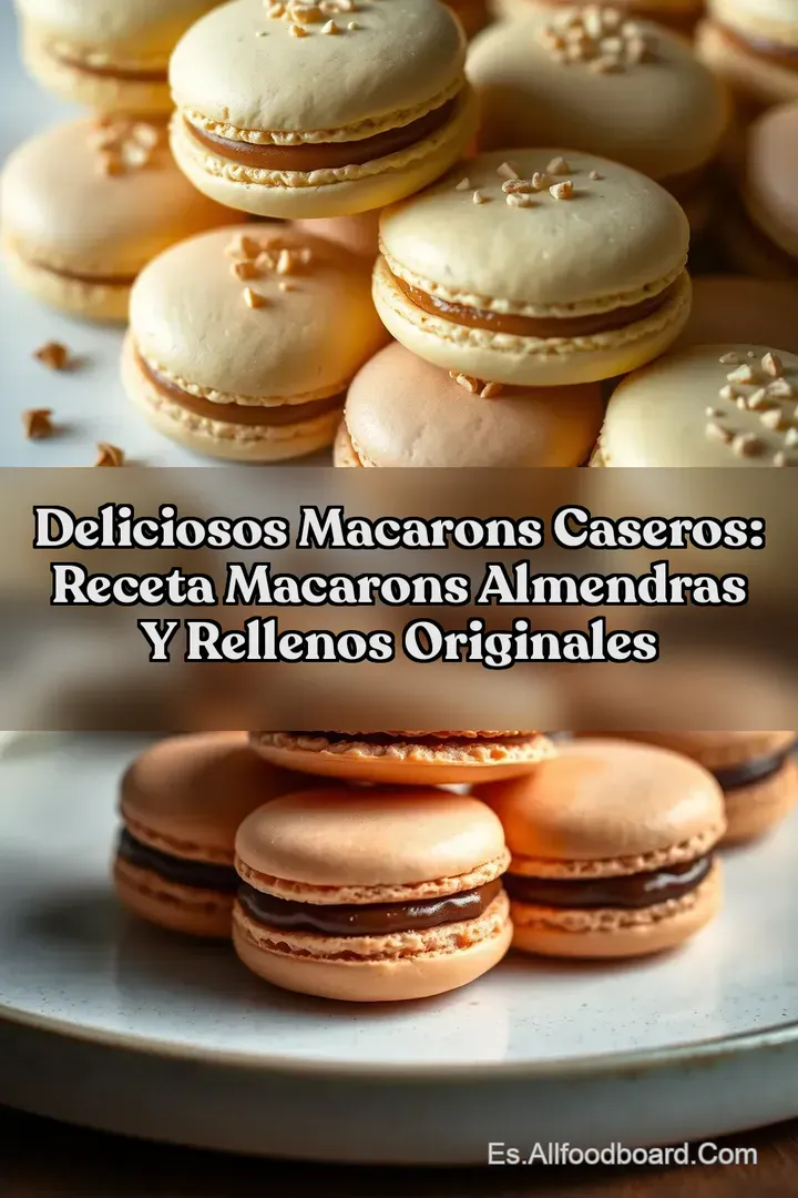 Deliciosos Macarons Caseros: Receta Macarons Almendras y Rellenos Originales