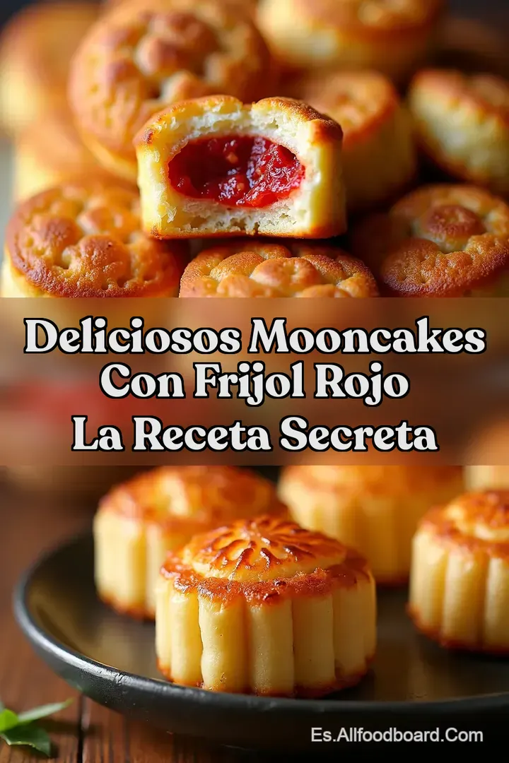 Deliciosos Mooncakes con Frijol Rojo La Receta Secreta