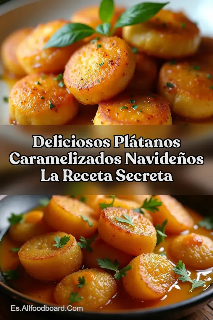 Deliciosos Pl&aacute;tanos Caramelizados Navide&ntilde;os La Receta Secreta