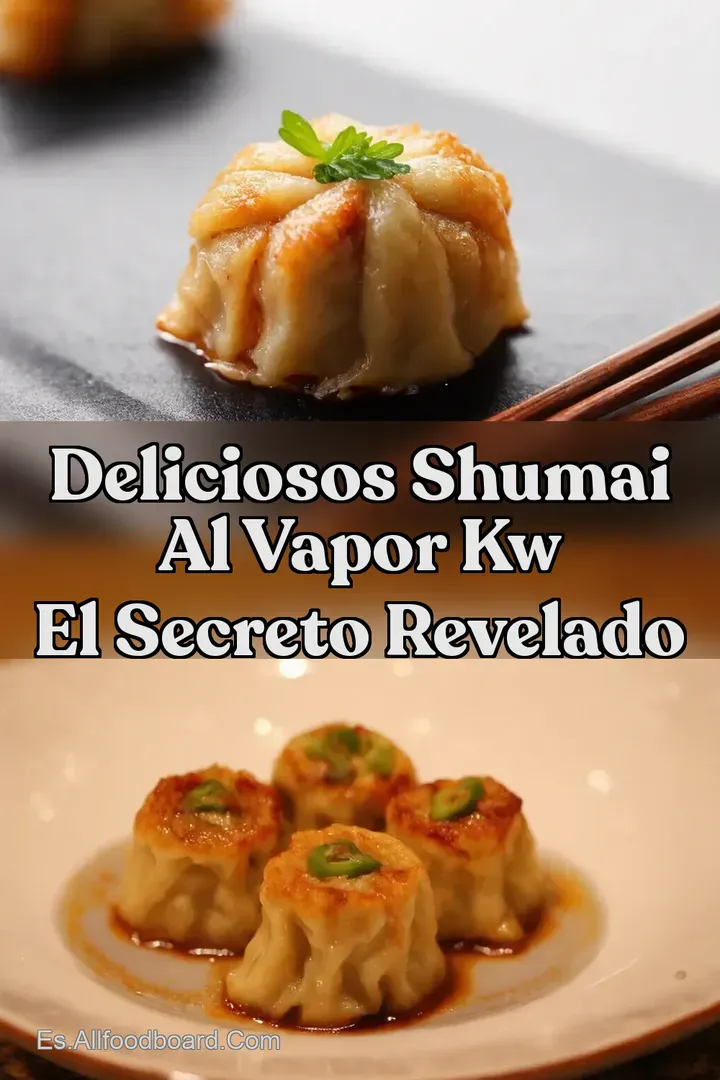 Deliciosos Shumai al Vapor kw El Secreto Revelado