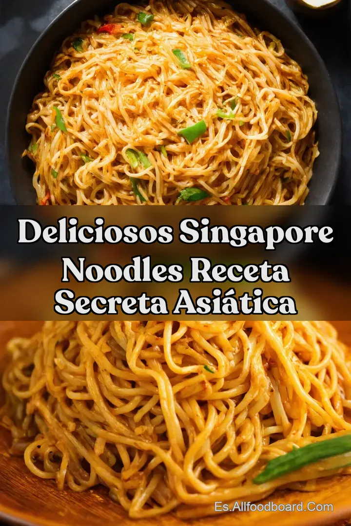 Deliciosos Singapore Noodles Receta Secreta Asi&aacute;tica