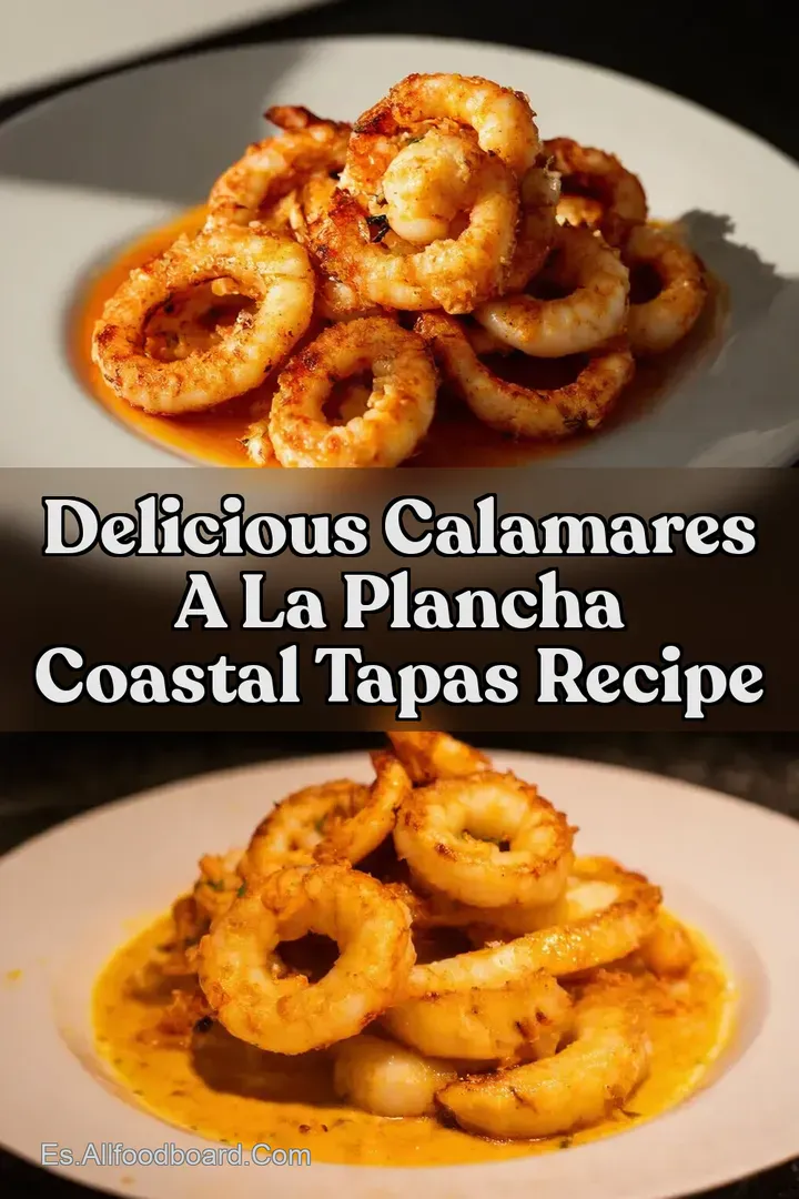 Delicious Calamares a la Plancha Coastal Tapas Recipe