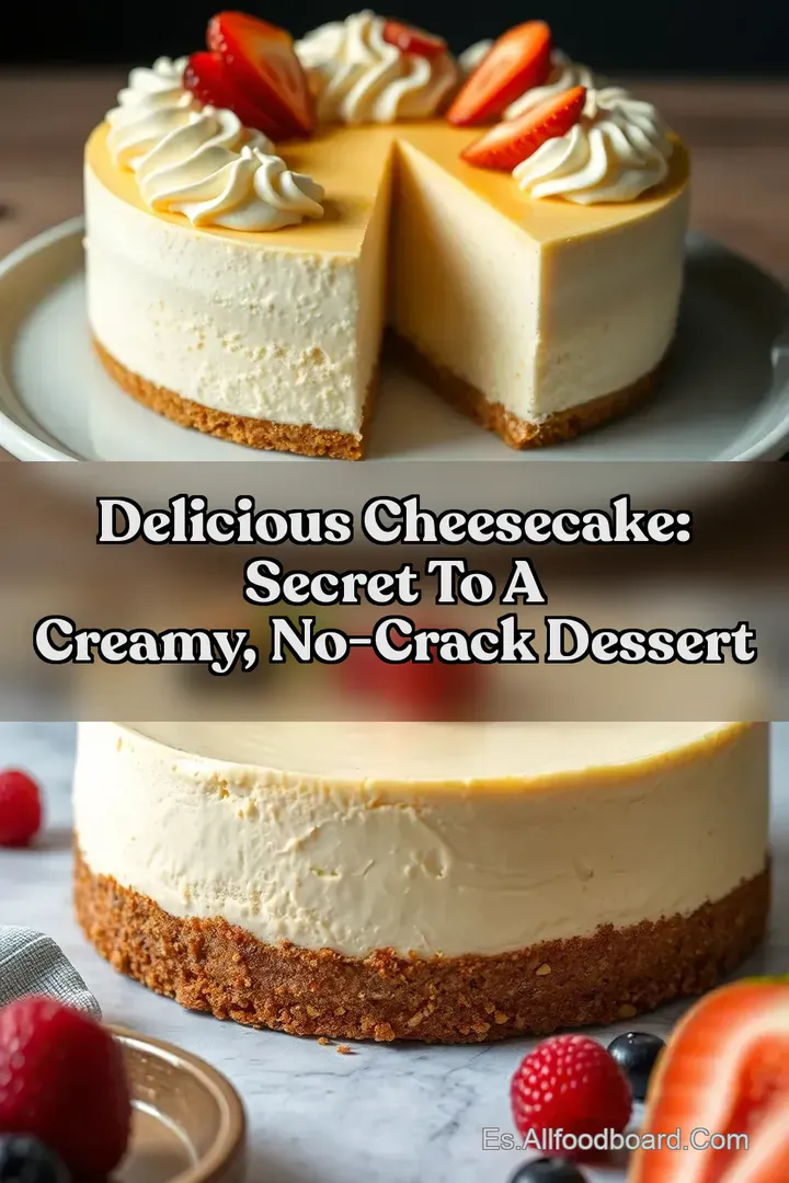 Delicious Cheesecake: Secret to a Creamy No-Crack Dessert