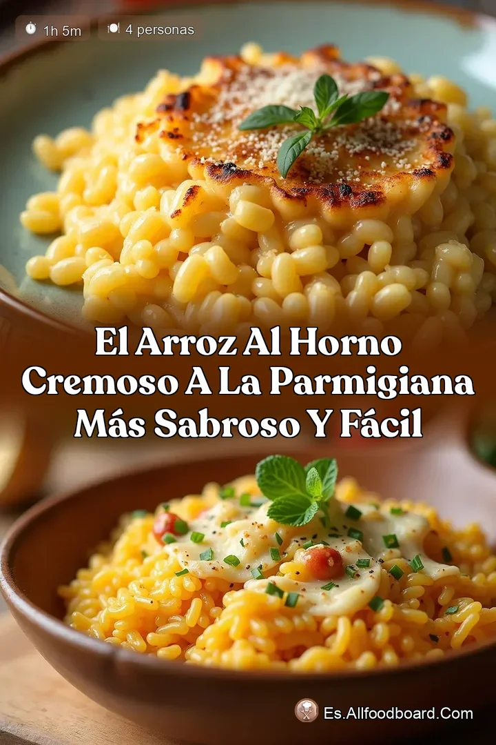 El Arroz al Horno Cremoso a la Parmigiana M&aacute;s Sabroso y F&aacute;cil
