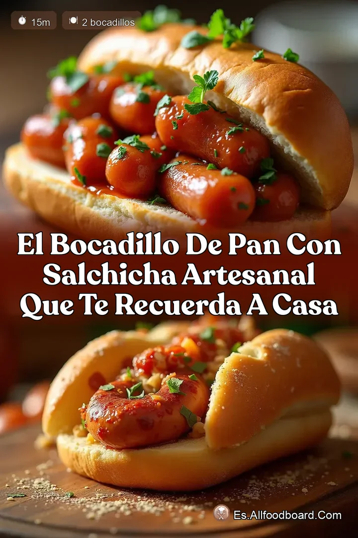 El Bocadillo de Pan con Salchicha Artesanal que te Recuerda a Casa