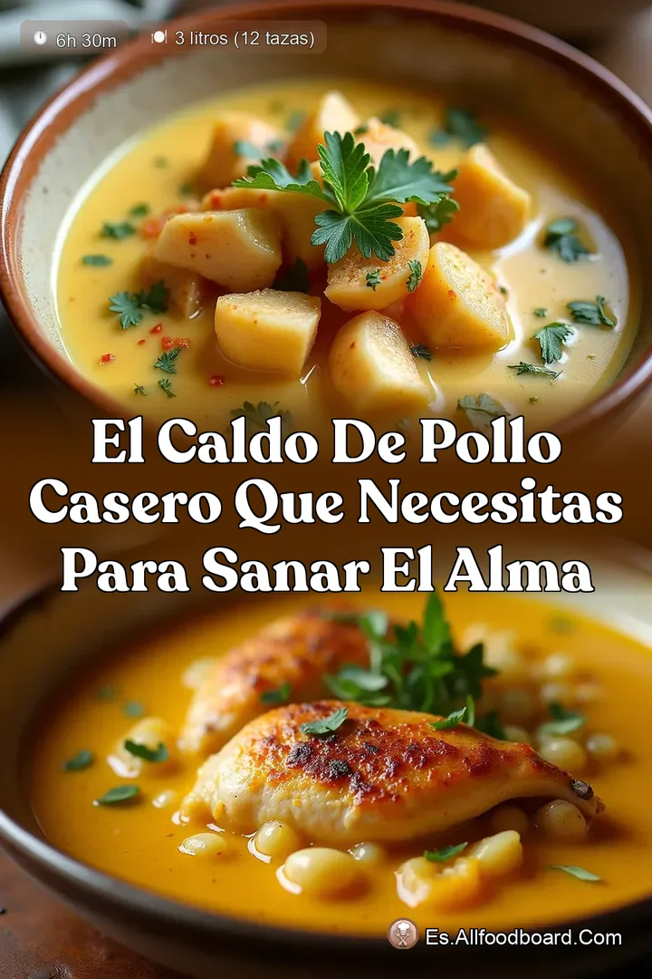 El Caldo de Pollo Casero que Necesitas para Sanar el Alma