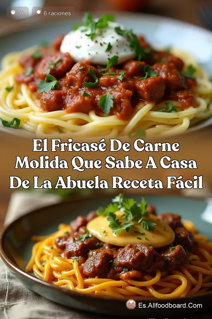El Fricas&eacute; de Carne Molida que Sabe a Casa de la Abuela Receta F&aacute;cil