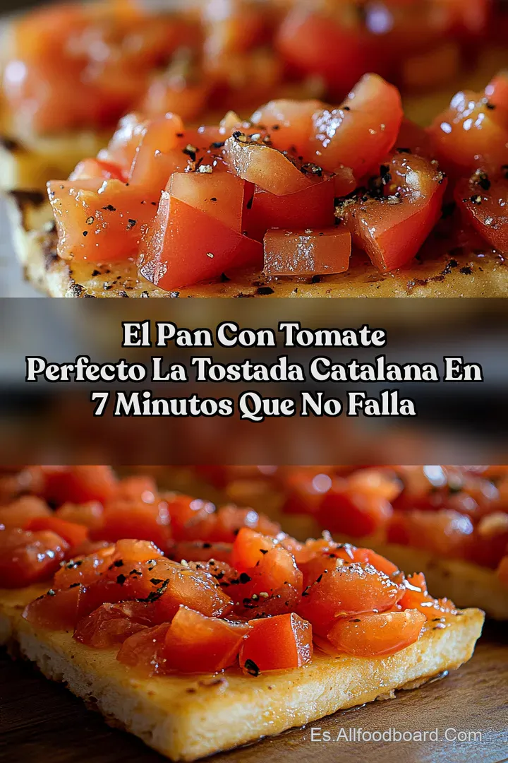 El Pan con Tomate Perfecto La Tostada Catalana en 7 Minutos que No Falla