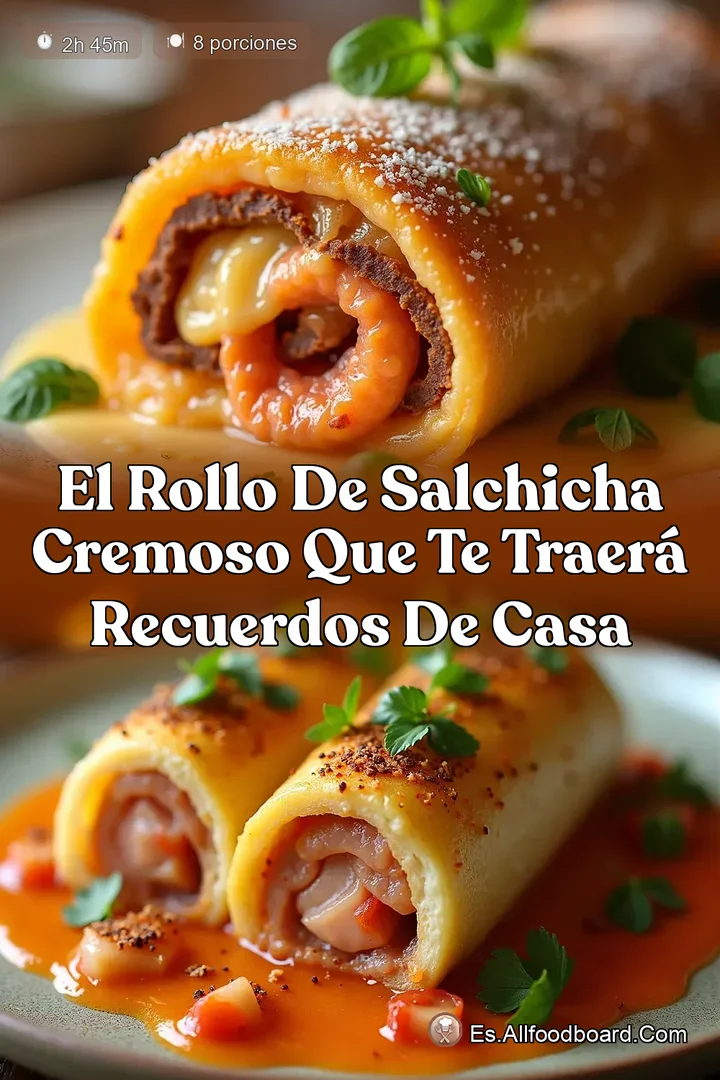 El Rollo de Salchicha Cremoso que te Traer&aacute; Recuerdos de Casa