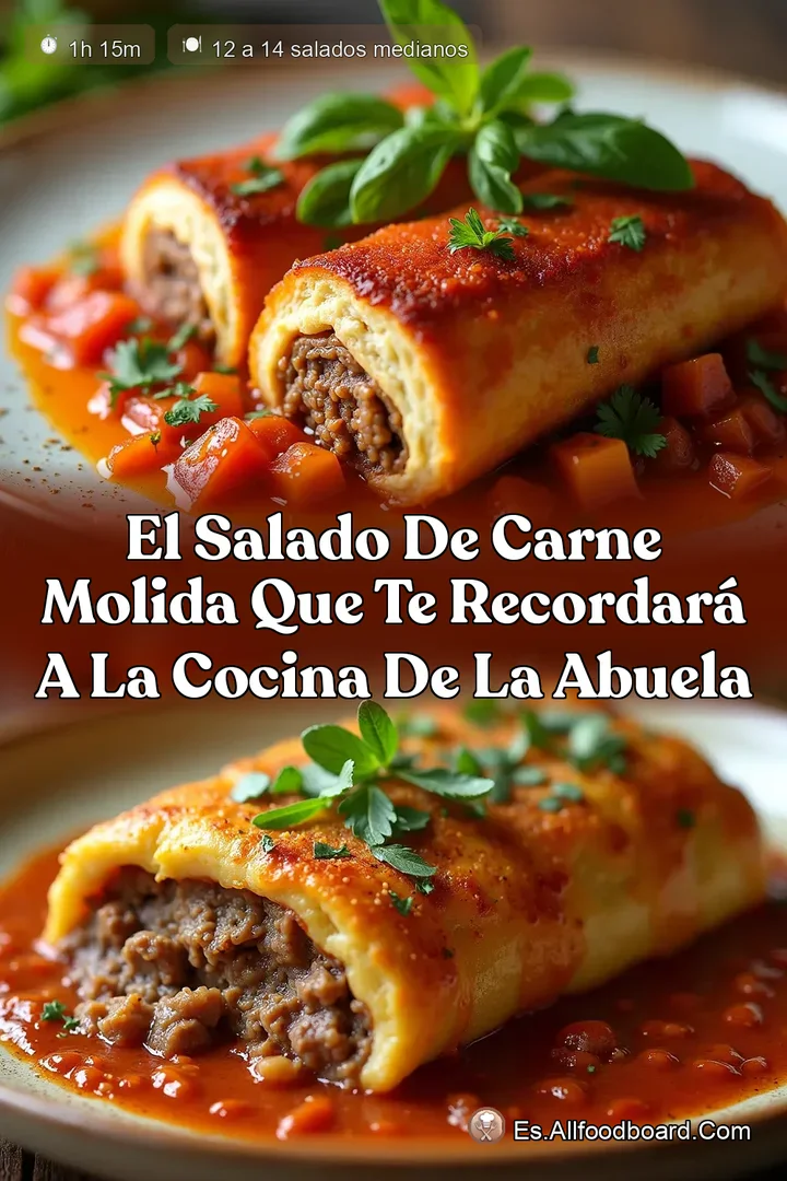 El Salado de Carne Molida que te Recordar&aacute; a la Cocina de la Abuela