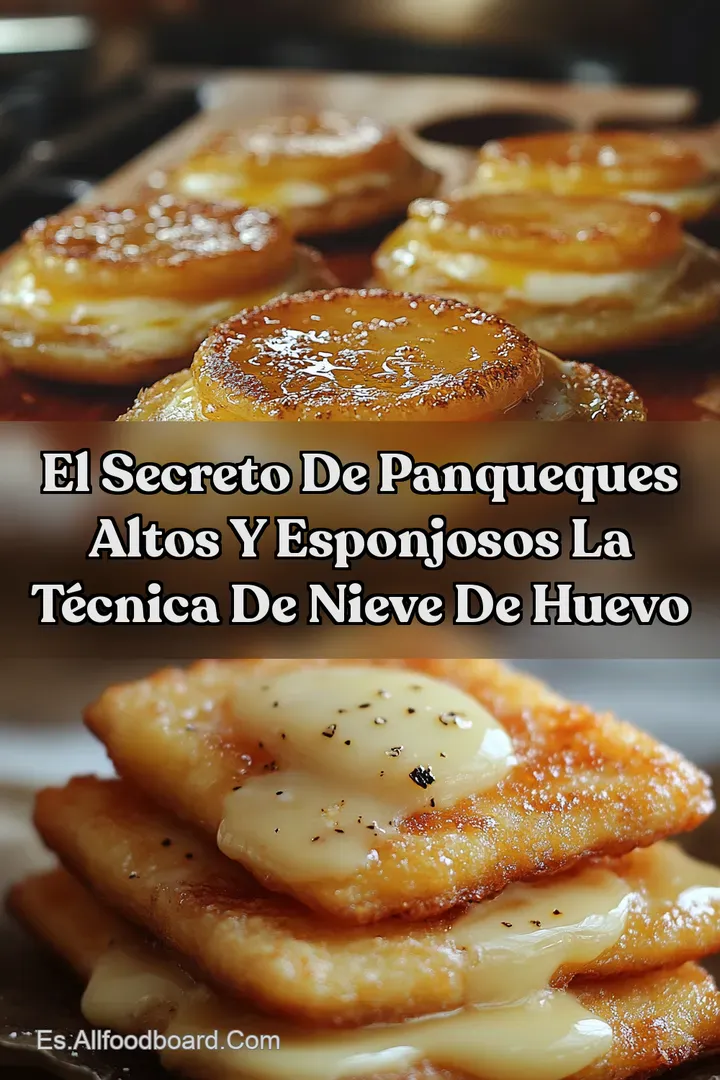 El Secreto de Panqueques Altos y Esponjosos La T&eacute;cnica de Nieve de Huevo
