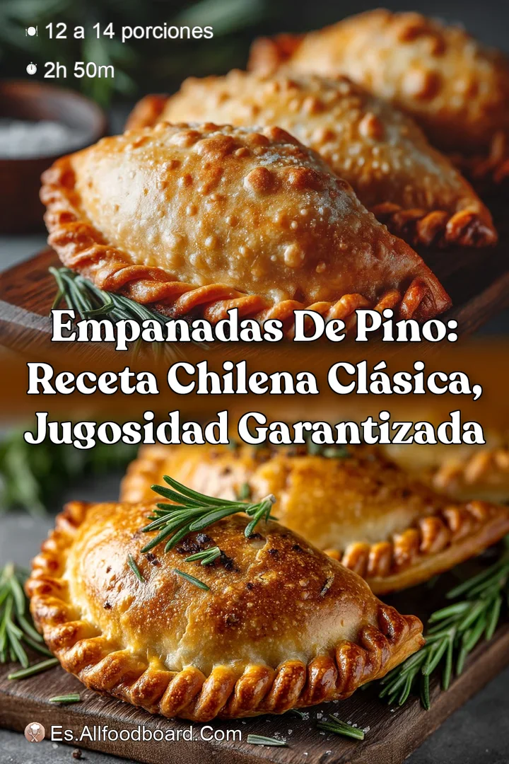 Empanadas de pino: Receta Chilena Cl&aacute;sica Jugosidad Garantizada