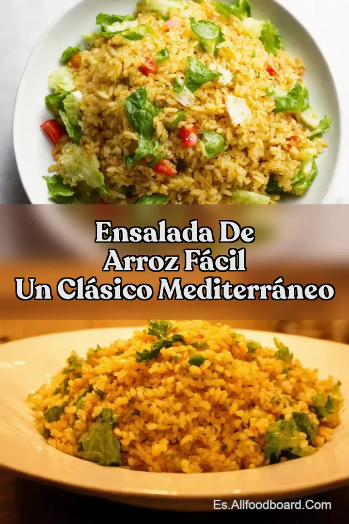 Ensalada de Arroz F&aacute;cil Un Cl&aacute;sico Mediterr&aacute;neo
