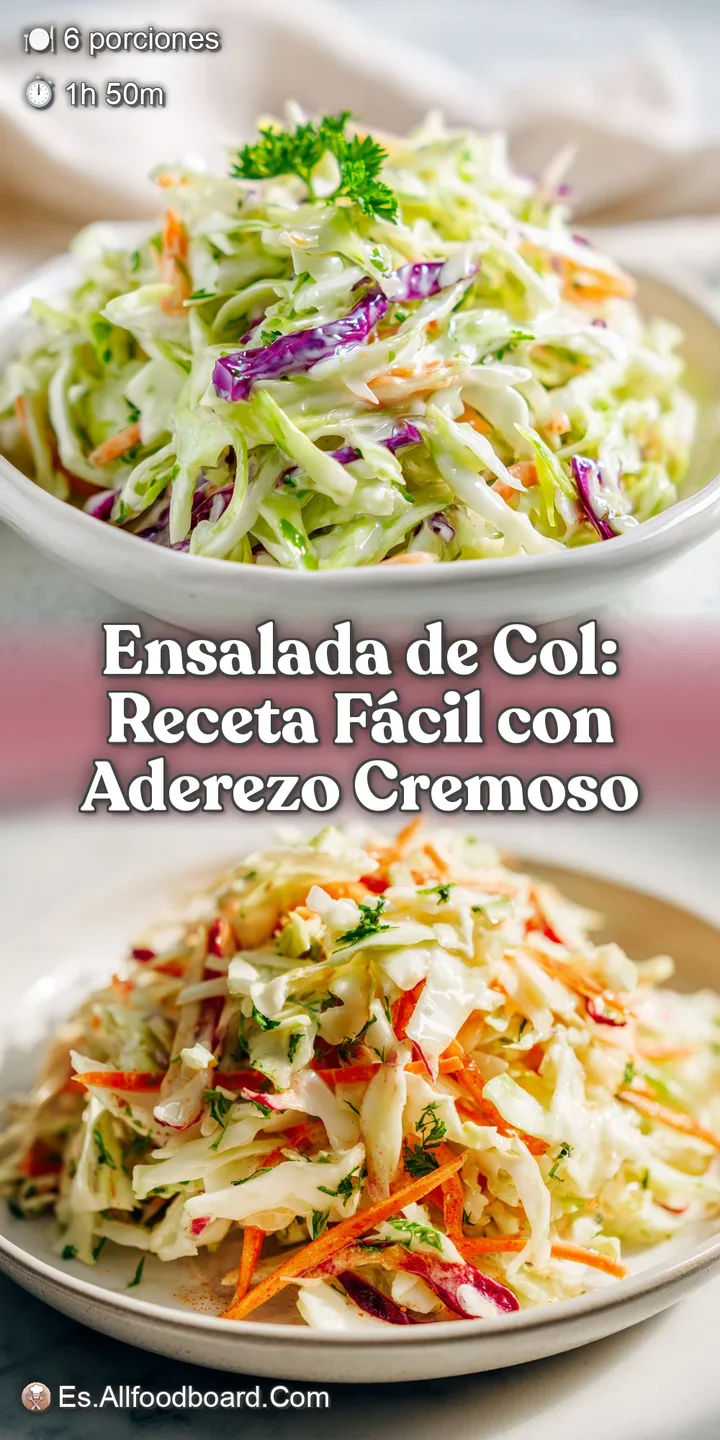 Close-up of fresh coleslaw. A creamy, thick dressing coats crisp cabbage and carrots, promising a cool, refreshing bite.