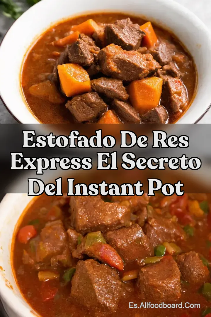 Estofado de Res Express El Secreto del Instant Pot