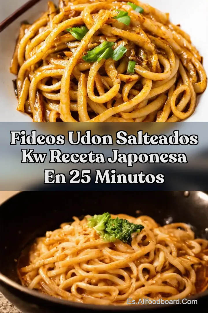 Fideos Udon Salteados kw Receta Japonesa en 25 Minutos