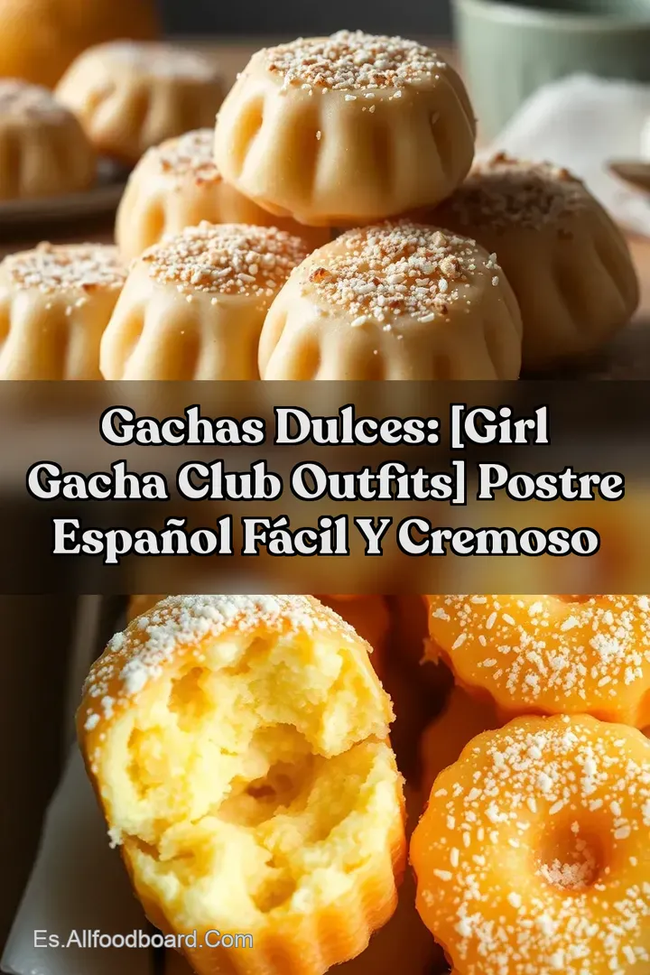 Gachas Dulces: [Girl Gacha Club Outfits] Postre Espa&ntilde;ol F&aacute;cil y Cremoso