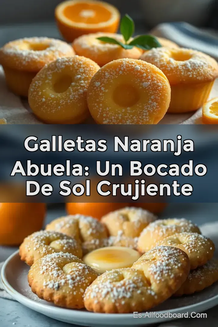 Galletas Naranja Abuela: Un Bocado de Sol Crujiente