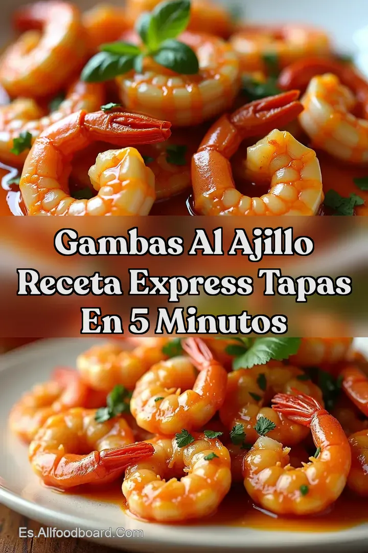 Gambas al Ajillo Receta Express Tapas en 5 Minutos