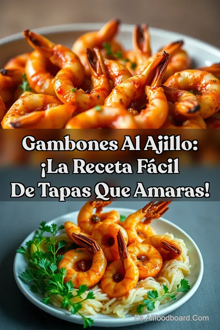 Gambones al Ajillo: &iexcl;La Receta F&aacute;cil de Tapas que Amaras!