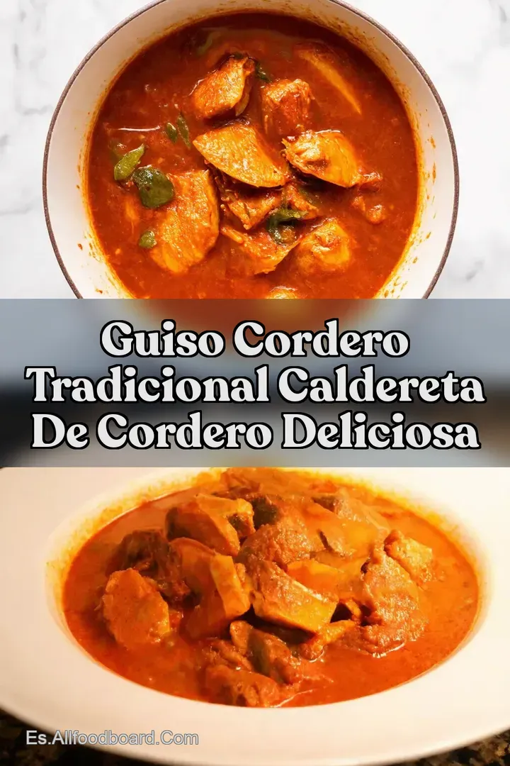 Guiso Cordero Tradicional Caldereta de Cordero Deliciosa
