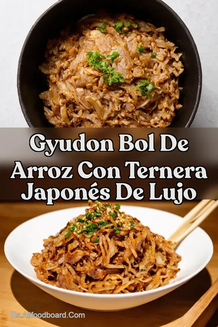 Gyudon Bol de Arroz con Ternera Japon&eacute;s De Lujo