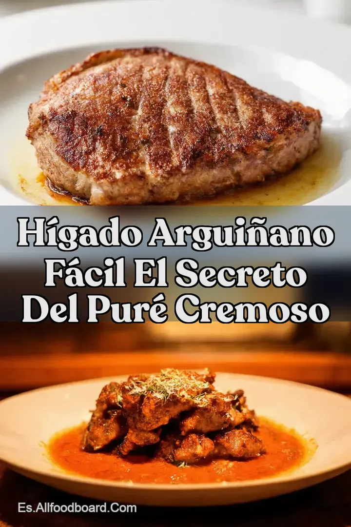 H&iacute;gado Argui&ntilde;ano F&aacute;cil El Secreto del Pur&eacute; Cremoso