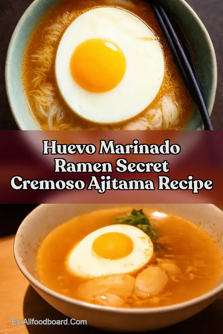 Huevo Marinado Ramen Secret Cremoso Ajitama Recipe