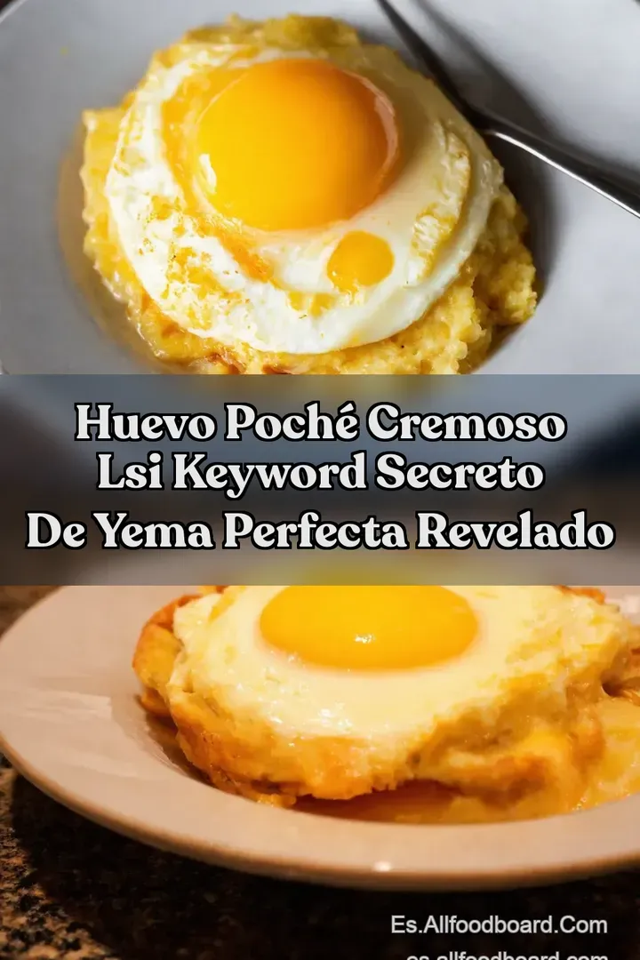 Huevo Poch&eacute; Cremoso LSI keyword Secreto de Yema Perfecta Revelado