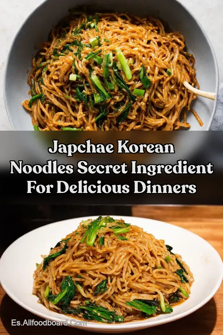 Japchae Korean Noodles Secret Ingredient for Delicious Dinners