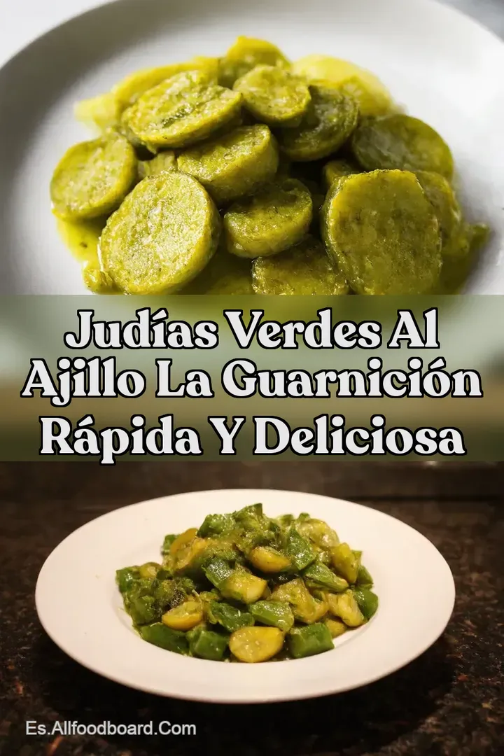 Jud&iacute;as Verdes al Ajillo La Guarnici&oacute;n R&aacute;pida y Deliciosa